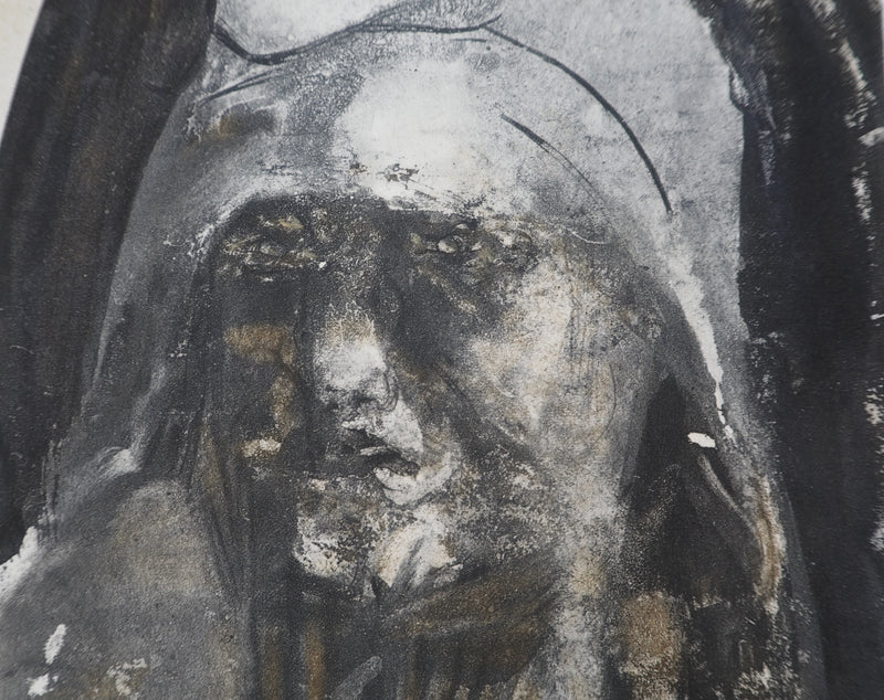 Auguste RODIN : La doyenne, 1897 - Héliogravure (détail)