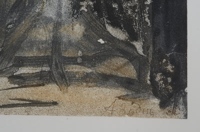 Auguste RODIN : La doyenne, 1897 - Héliogravure (détail)