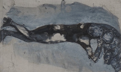Auguste RODIN : L'enfant à la sieste - Héliogravure