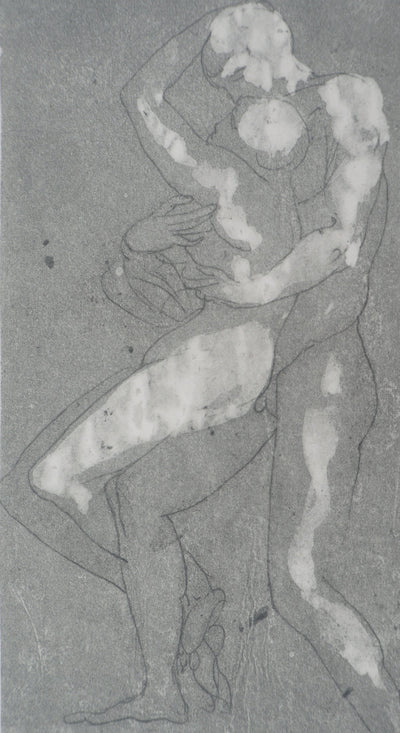 Auguste RODIN : Enlacement - Héliogravure (détail)