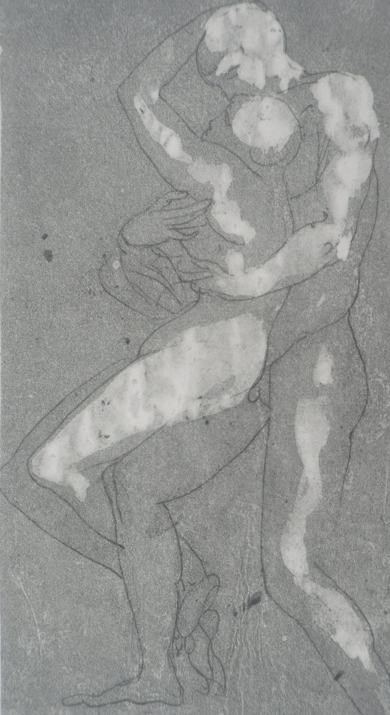 Auguste RODIN : Enlacement - Héliogravure (détail)