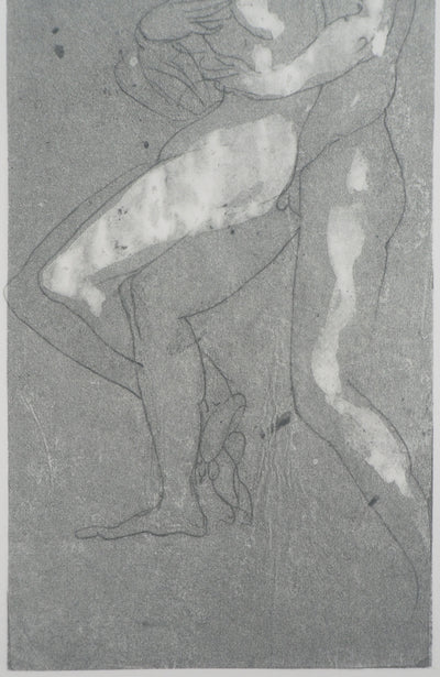 Auguste RODIN : Enlacement - Héliogravure (détail)