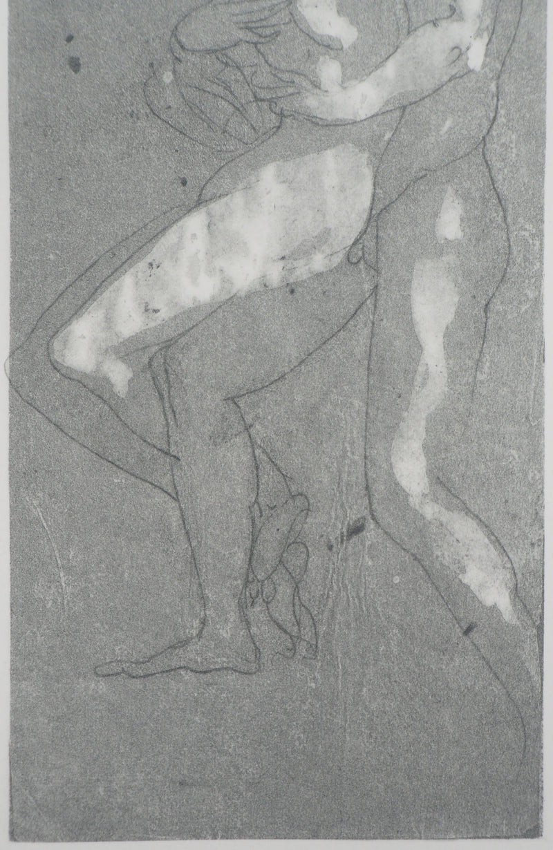 Auguste RODIN : Enlacement - Héliogravure (détail)