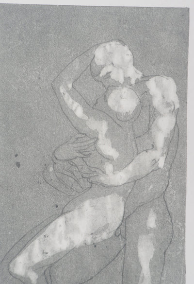 Auguste RODIN : Enlacement - Héliogravure (détail)