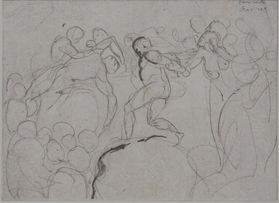 Auguste RODIN : Entrainement au cirque - Héliogravure