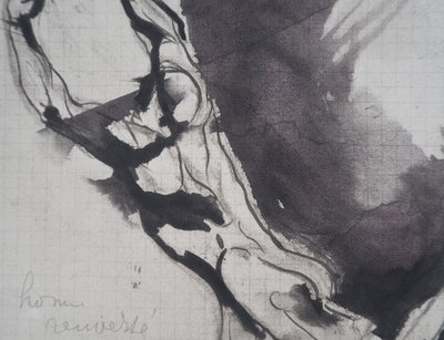 Auguste RODIN : L'envol - Héliogravure (détail)