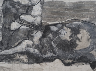 Auguste RODIN : L'étreinte - Héliogravure (détail)