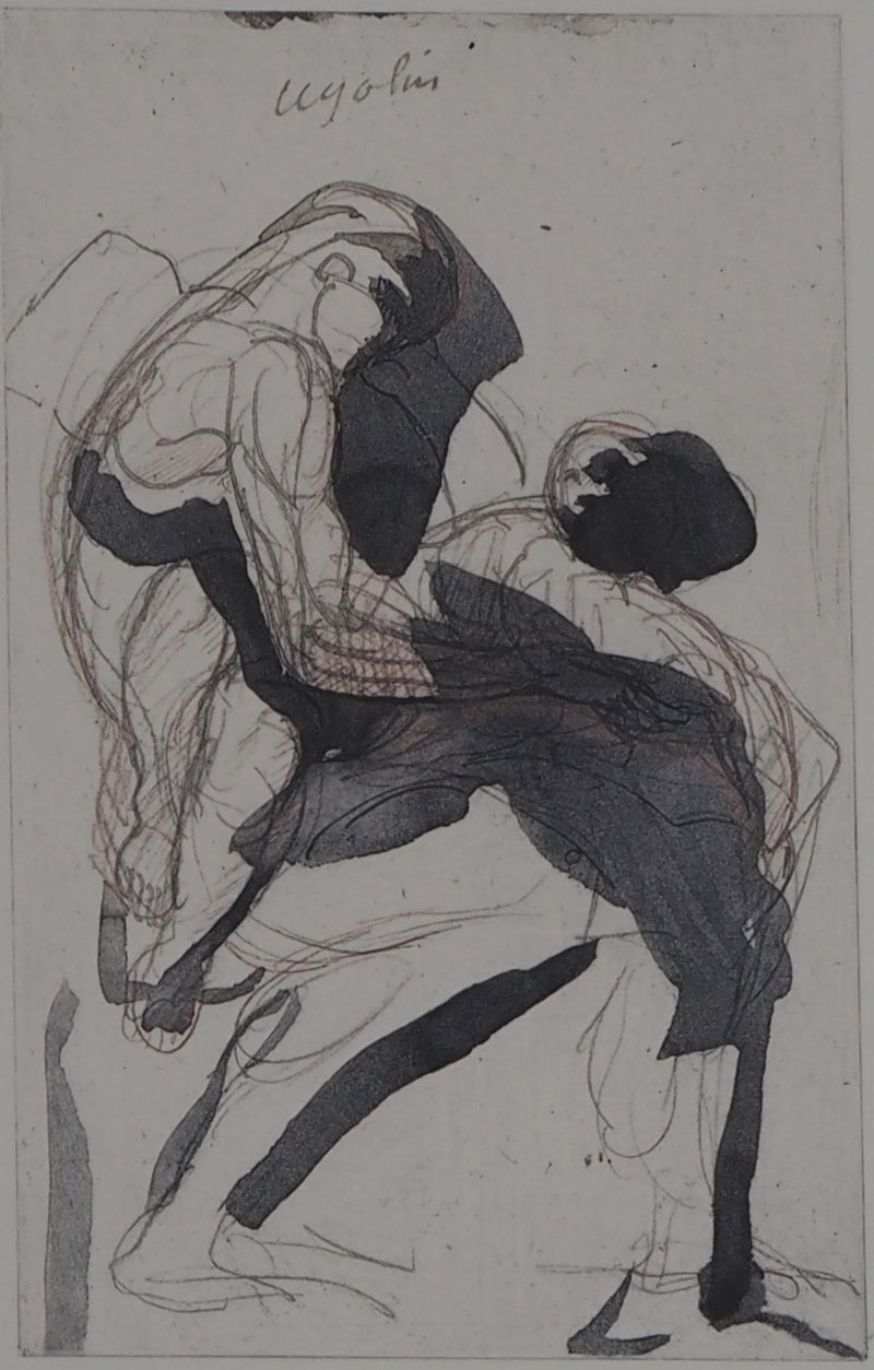 Auguste RODIN : Etude du mouvement - Héliogravure