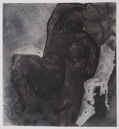 Auguste RODIN : Faune et enfants - Héliogravure