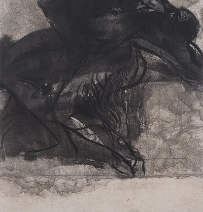 Auguste RODIN : Faune et faunesse - Héliogravure (détail)