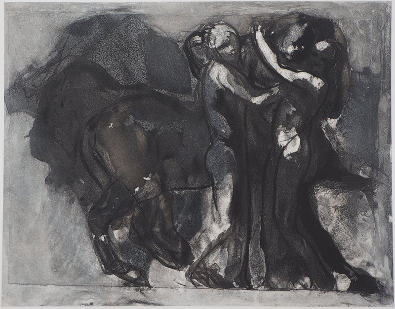 Auguste RODIN : La fête du Centaure - Héliogravure
