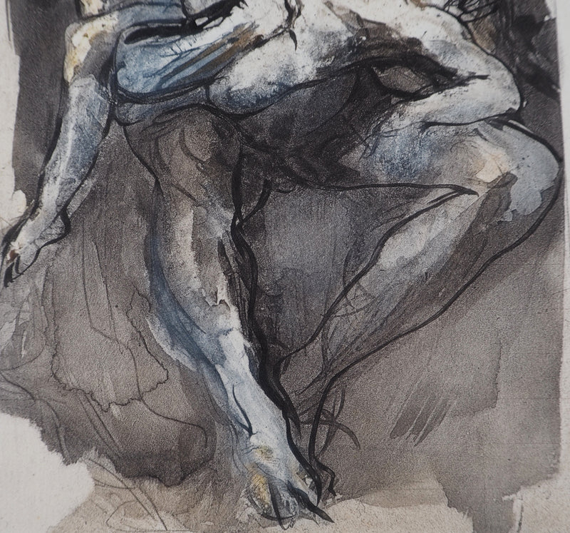 Auguste RODIN : Le fils endormi - Héliogravure (détail)