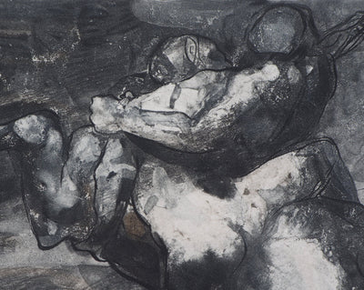 Auguste RODIN : La force et la ruse - Héliogravure (détail)