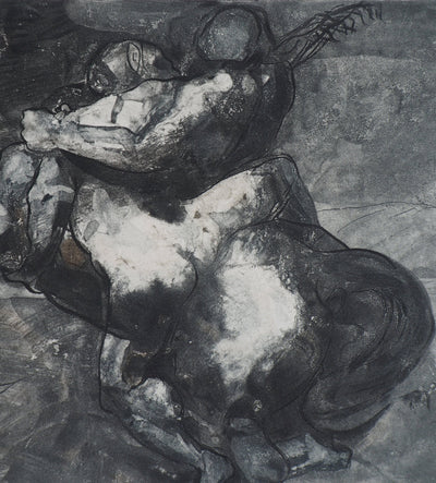 Auguste RODIN : La force et la ruse - Héliogravure (détail)