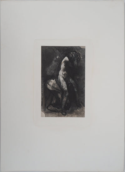 Auguste RODIN : La Fortune - Héliogravure (détail)