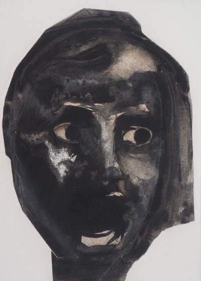 Auguste RODIN : Une des furies - Héliogravure (détail)