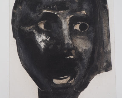 Auguste RODIN : Une des furies - Héliogravure (détail)