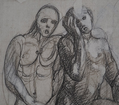 Auguste RODIN : La gêne - Héliogravure (détail)