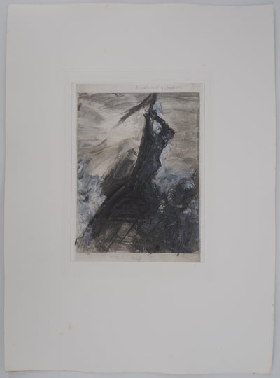 Auguste RODIN : Le grand voyage - Héliogravure (détail)