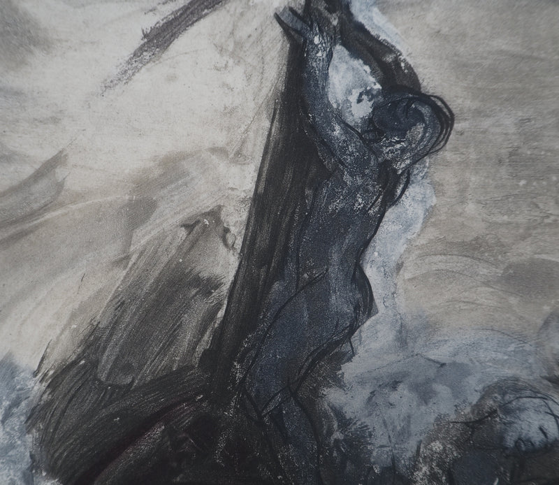 Auguste RODIN : Le grand voyage - Héliogravure (détail)