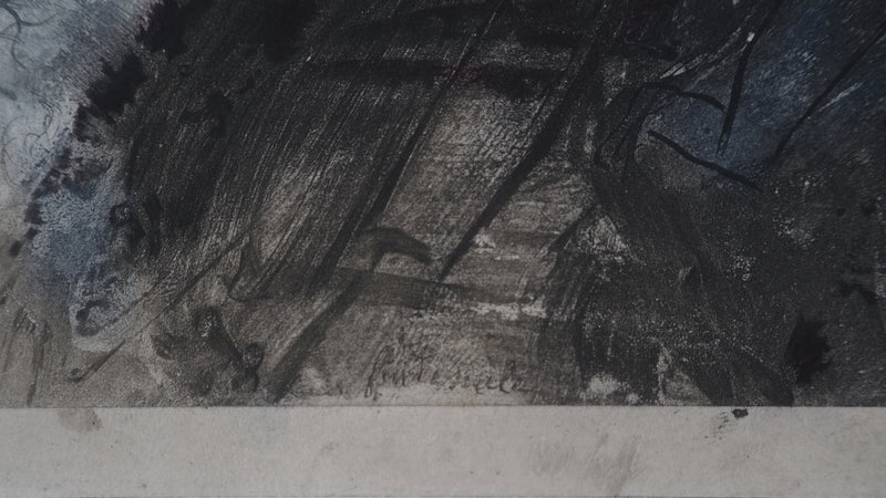 Auguste RODIN : Le grand voyage - Héliogravure (détail)