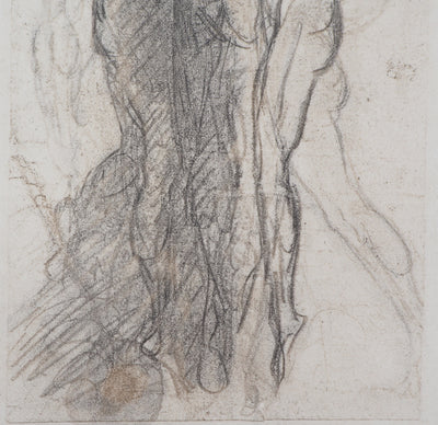 Auguste RODIN : Groupe de damnés suspendus par les bras - Héliogravure (détail)