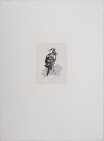 Auguste RODIN : La guerre - Héliogravure (détail)