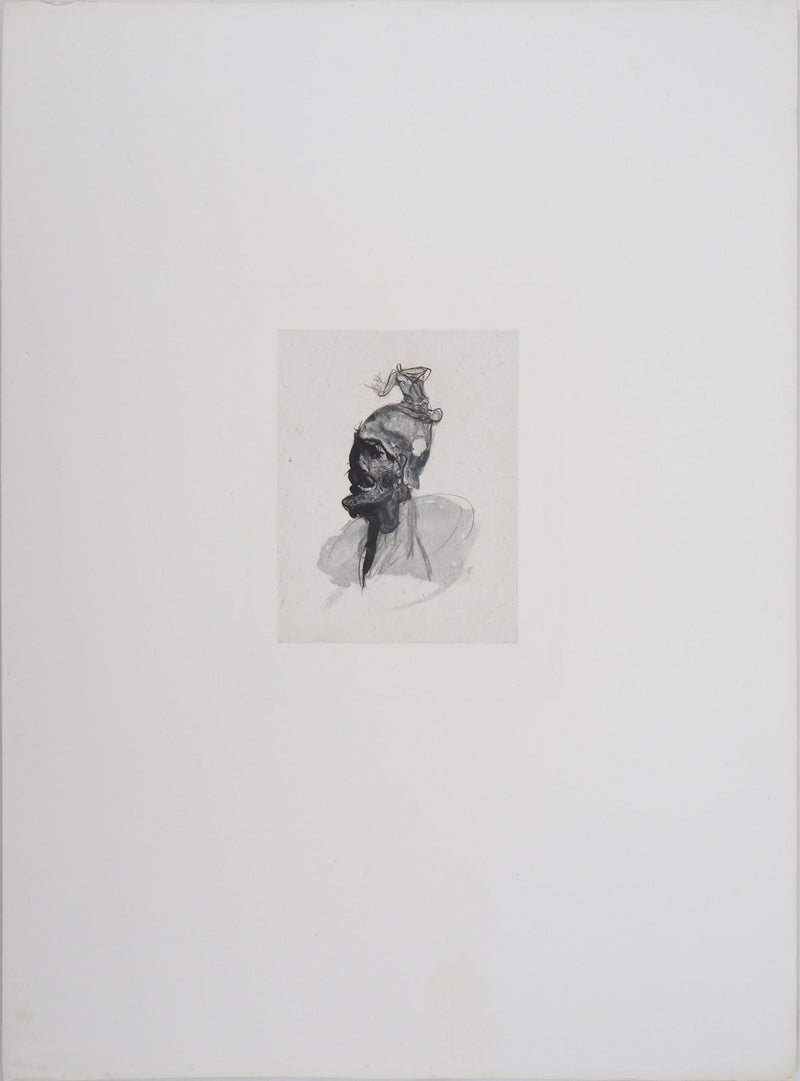 Auguste RODIN : La guerre - Héliogravure (détail)