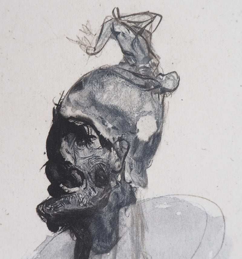 Auguste RODIN : La guerre - Héliogravure (détail)