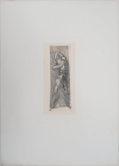 Auguste RODIN : Les hérésiarques - Héliogravure (détail)