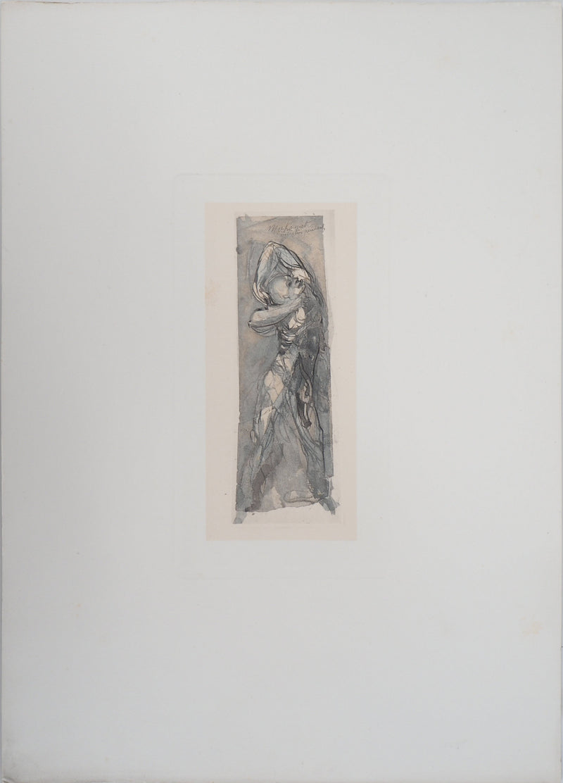 Auguste RODIN : Les hérésiarques - Héliogravure (détail)