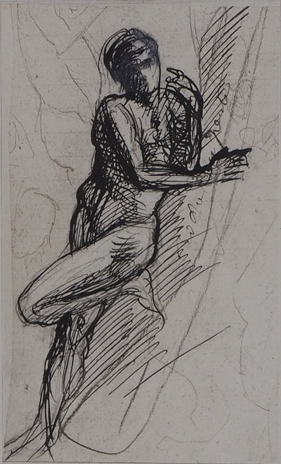 Auguste RODIN : L'homme qui pose - Héliogravure