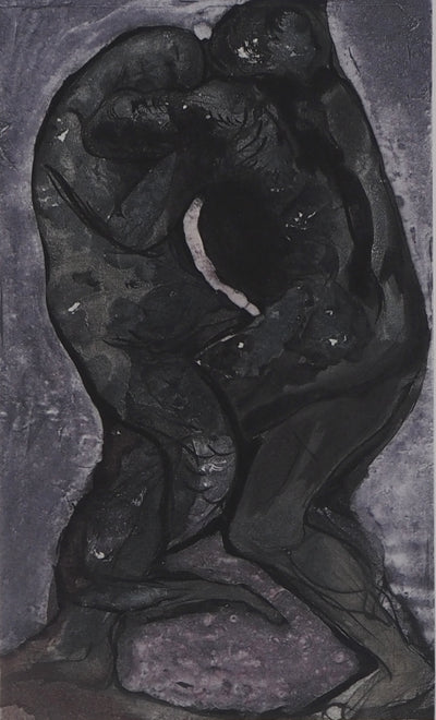 Auguste RODIN : La lutte - Héliogravure