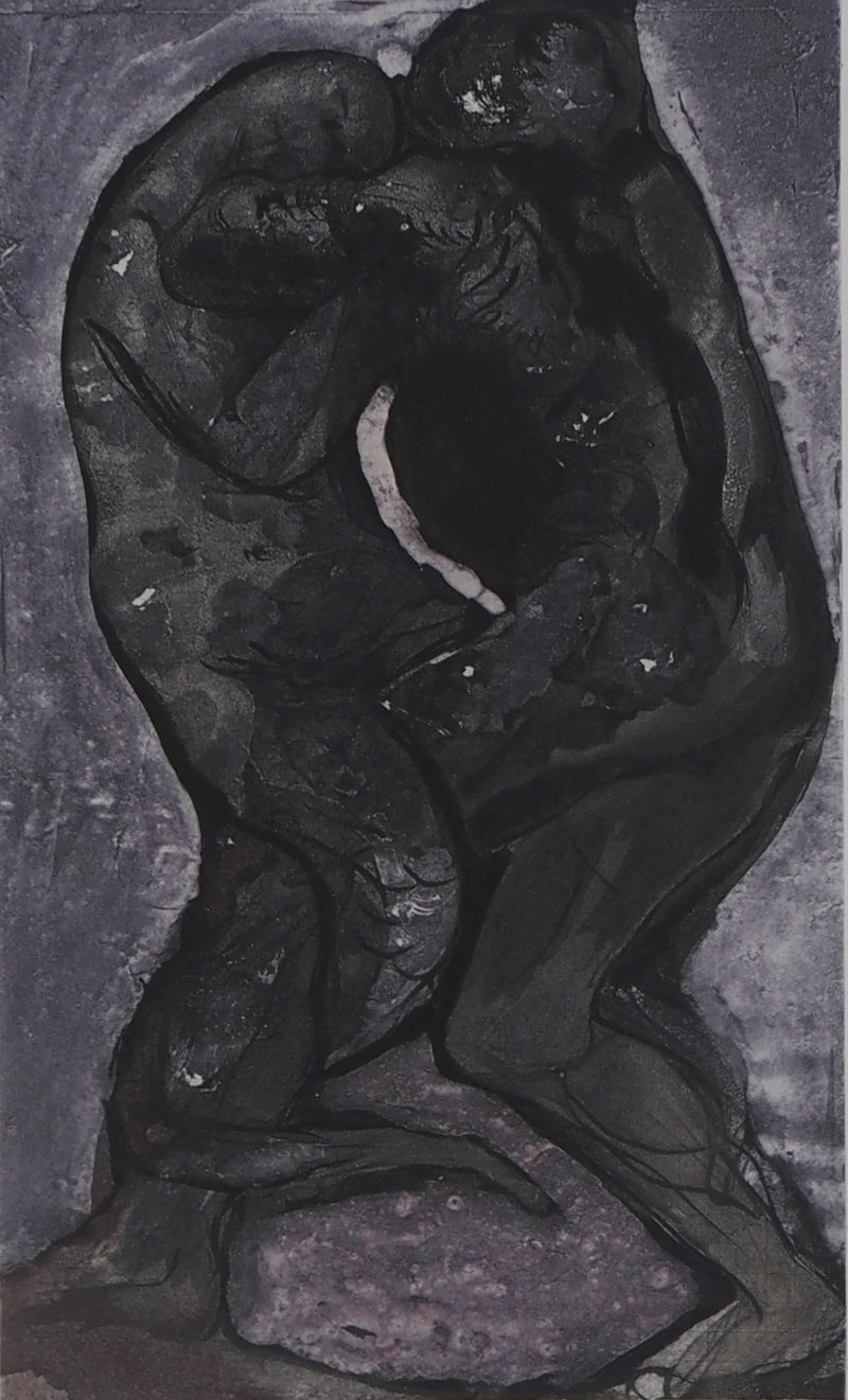 Auguste RODIN : La lutte - Héliogravure