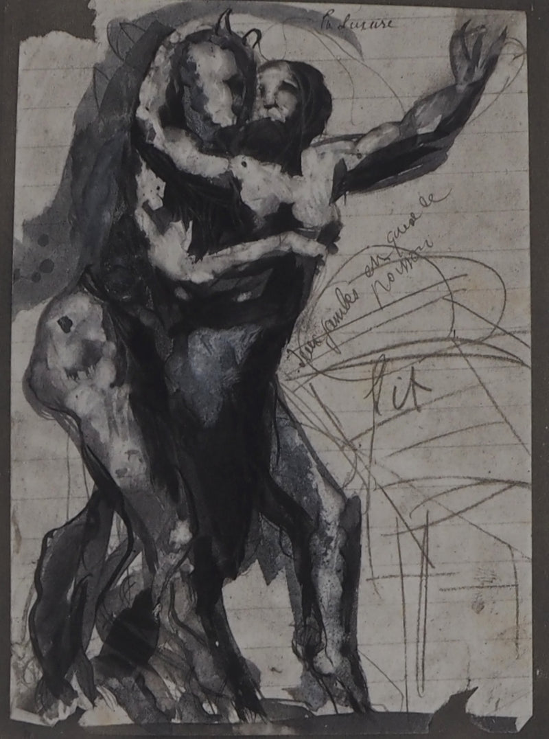 Auguste RODIN : La luxure - Héliogravure