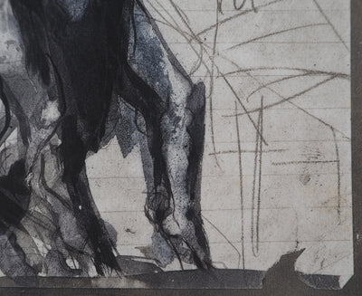 Auguste RODIN : La luxure - Héliogravure (détail)