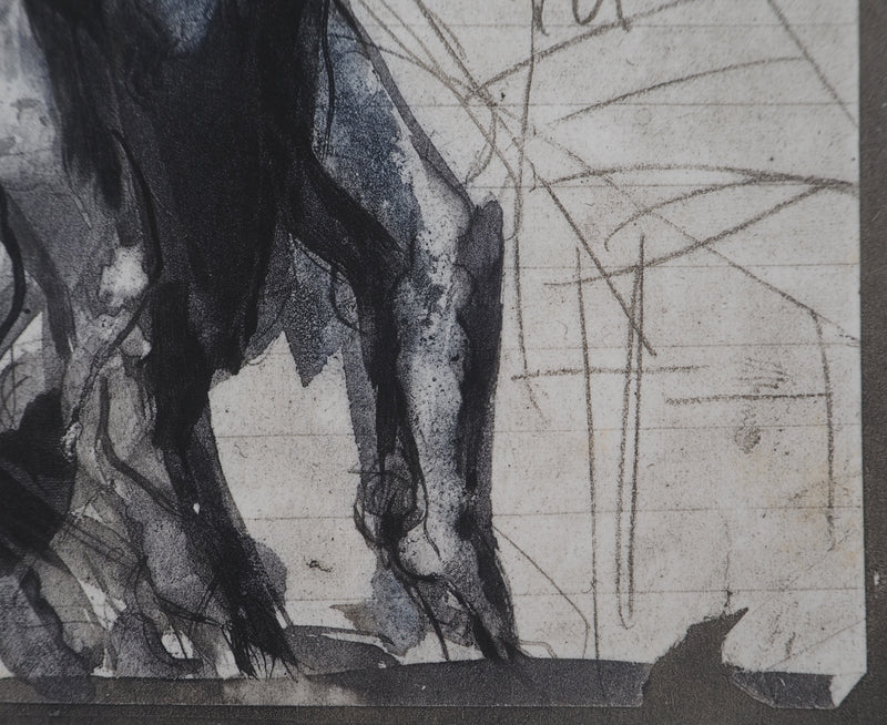 Auguste RODIN : La luxure - Héliogravure (détail)