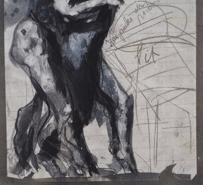 Auguste RODIN : La luxure - Héliogravure (détail)
