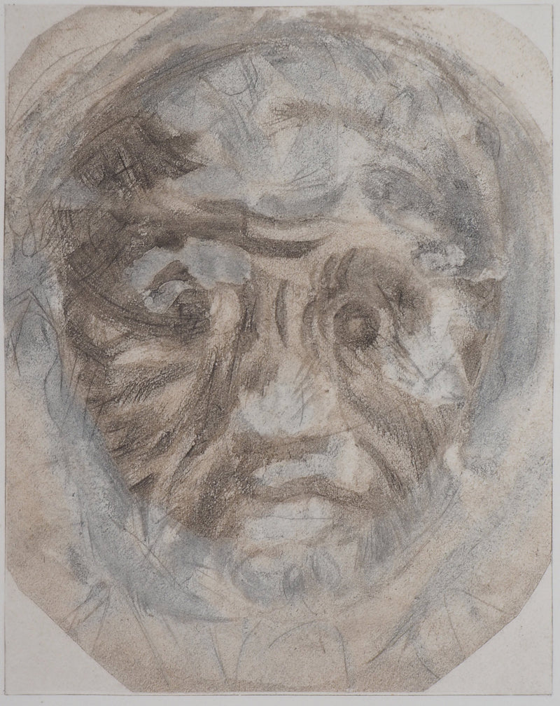 Auguste RODIN : Masque d&