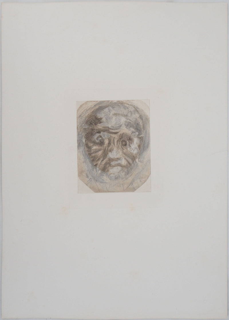 Auguste RODIN : Masque d&
