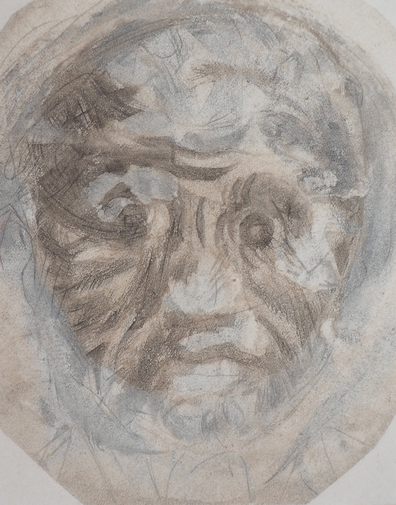 Auguste RODIN : Masque d&