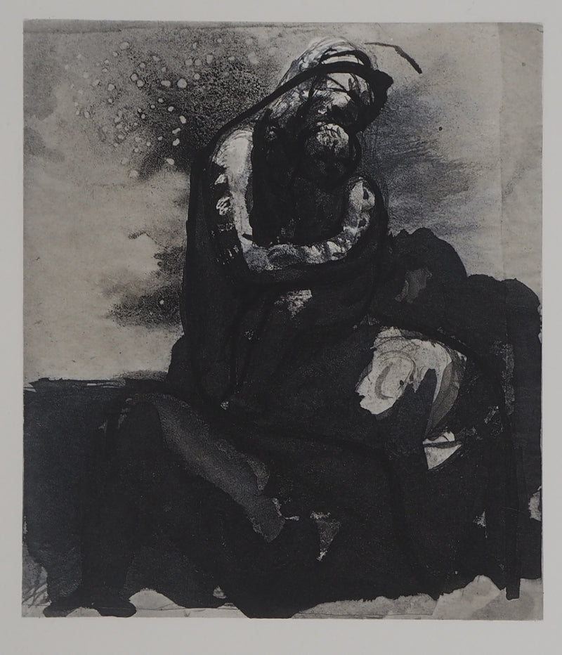 Auguste RODIN : La mère et son enfant - Héliogravure