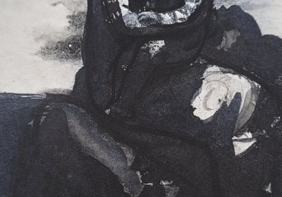 Auguste RODIN : La mère et son enfant - Héliogravure (détail)