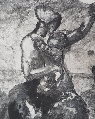 Auguste RODIN : Mère et enfant, 1897 - Héliogravure (détail)