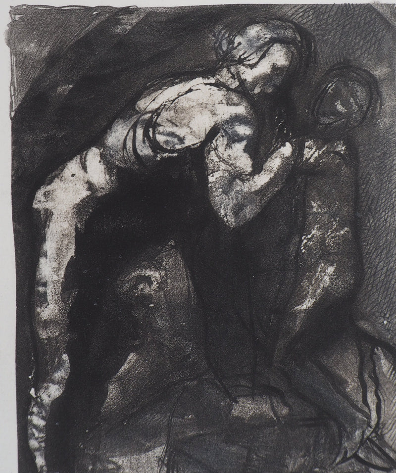 Auguste RODIN : Michel-Ange - Héliogravure (détail)
