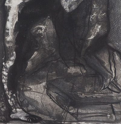 Auguste RODIN : Michel-Ange - Héliogravure (détail)