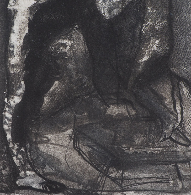 Auguste RODIN : Michel-Ange - Héliogravure (détail)