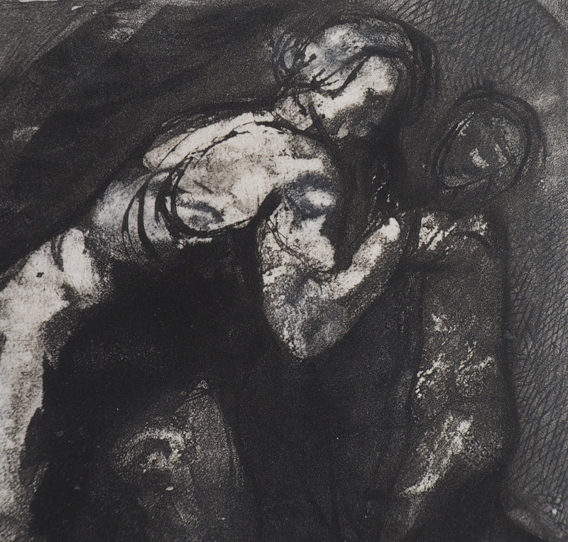 Auguste RODIN : Michel-Ange - Héliogravure (détail)