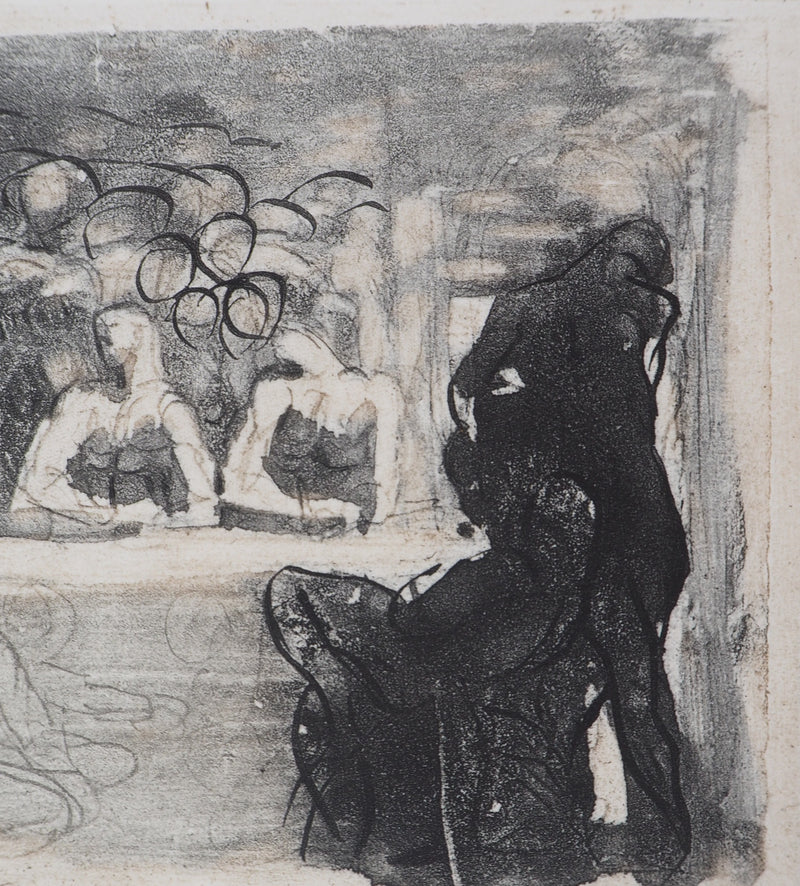 Auguste RODIN : Minos - Héliogravure (détail)