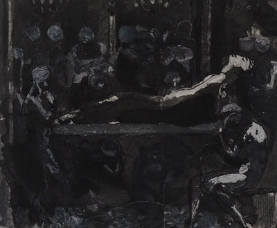 Auguste RODIN : La mort du roi - Héliogravure